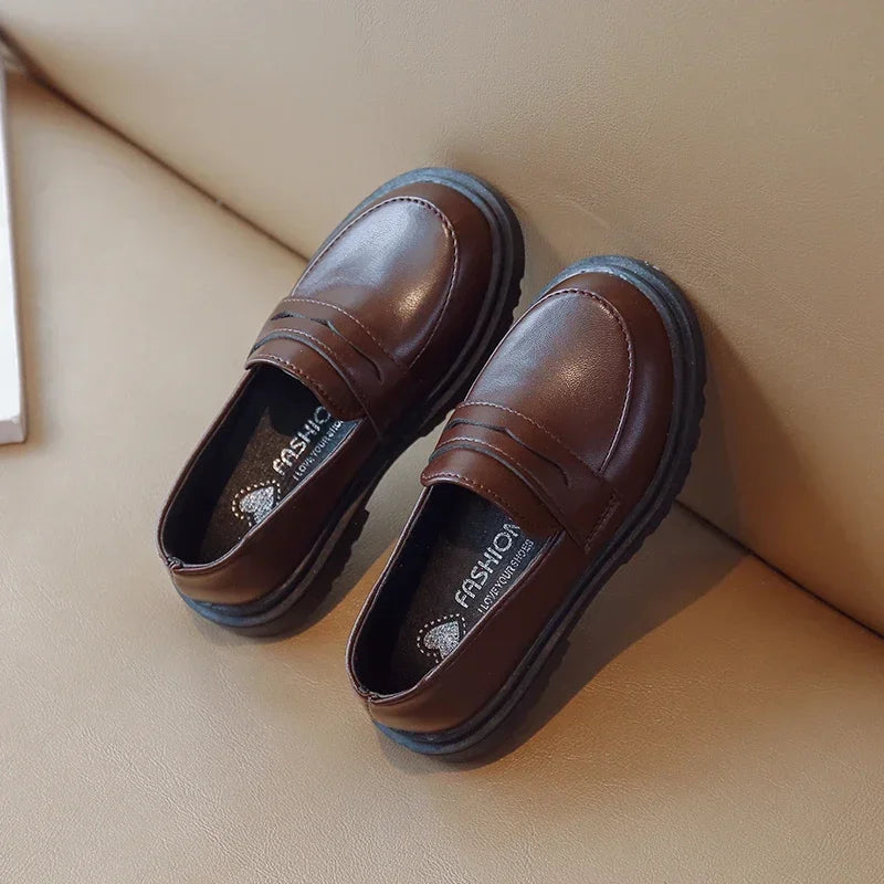 Mocassins enfant rétro style britannique – CLEVI Paris