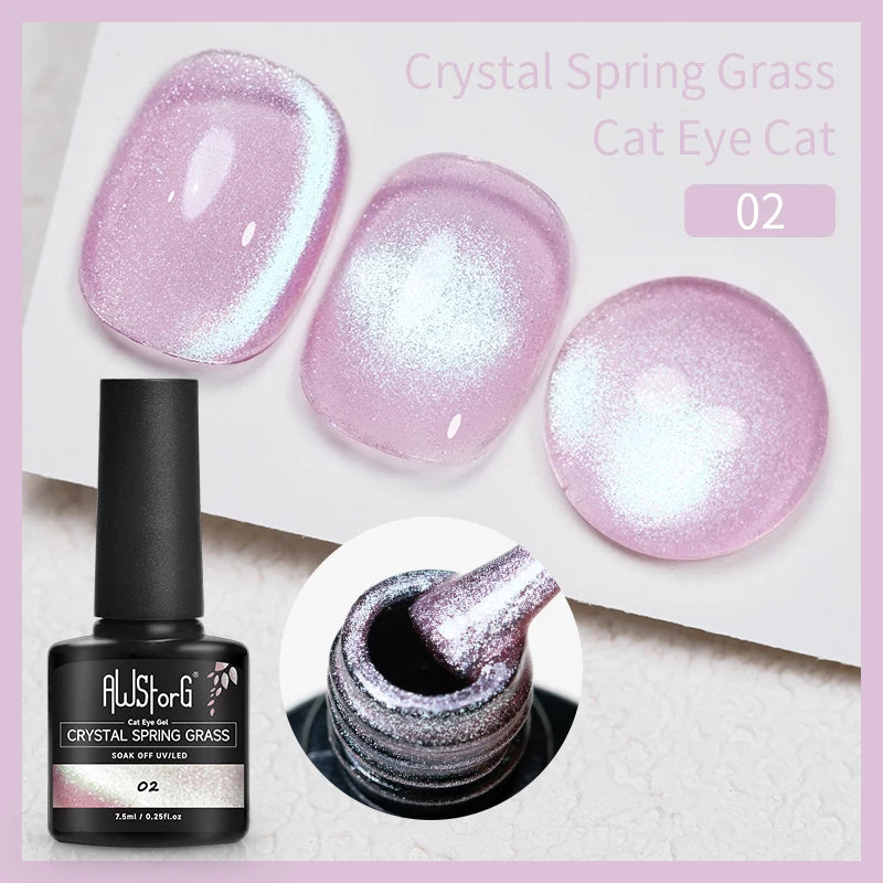 Vernis Gel UV Cat Eye AWStorG 7,5ml Semi-Permanent – CLEVI Paris