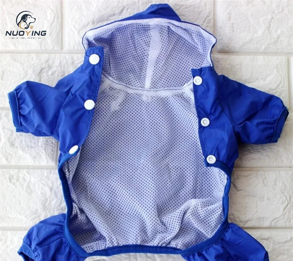 Imperméable à capuche pour chien en polyester – CLEVI Paris