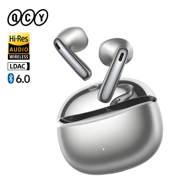 Écouteurs QCY AilyBuds E50 ANC LDAC Hi-Res BT 6.0 – CLEVI Paris