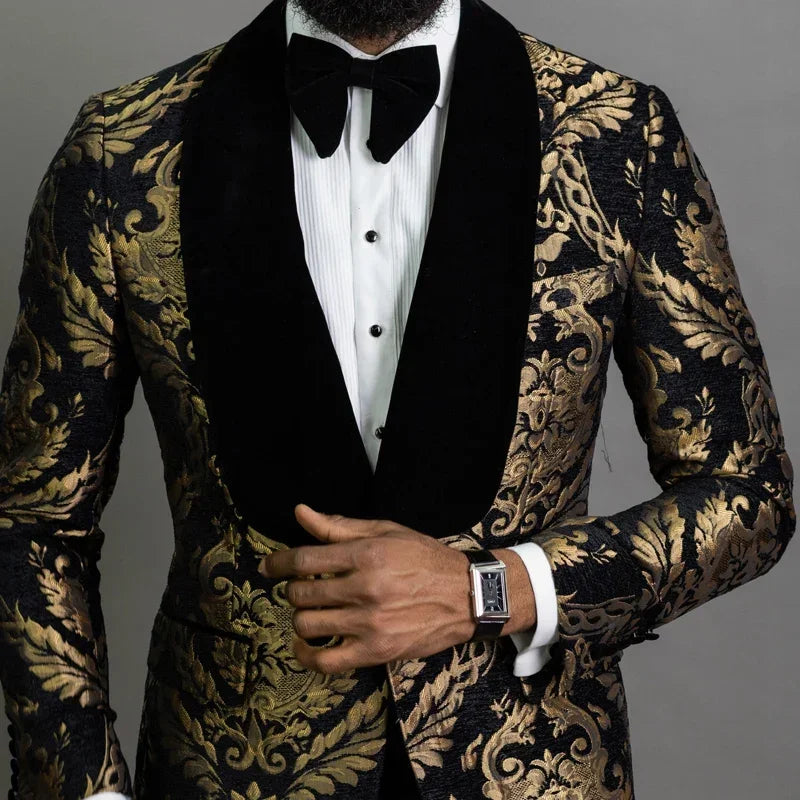 Smoking Homme Mariage Floral – CLEVI Paris