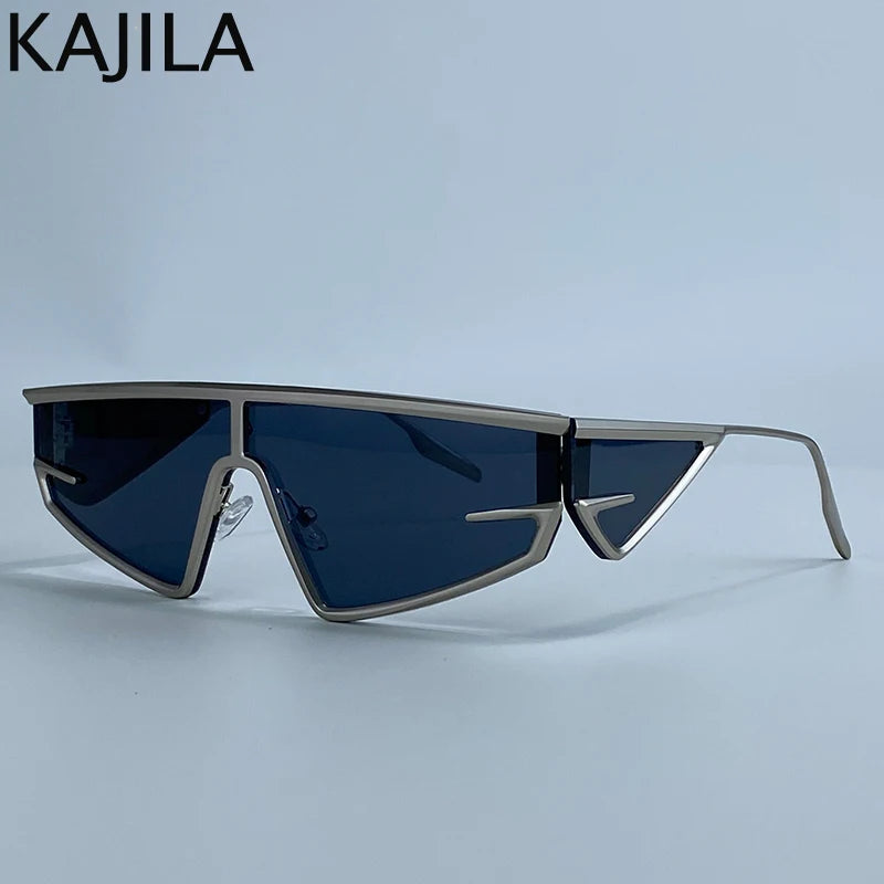 Lunettes de Soleil Shield Y2K Punk Steampunk Cyclisme UV400 Unisexe – CLEVI Paris