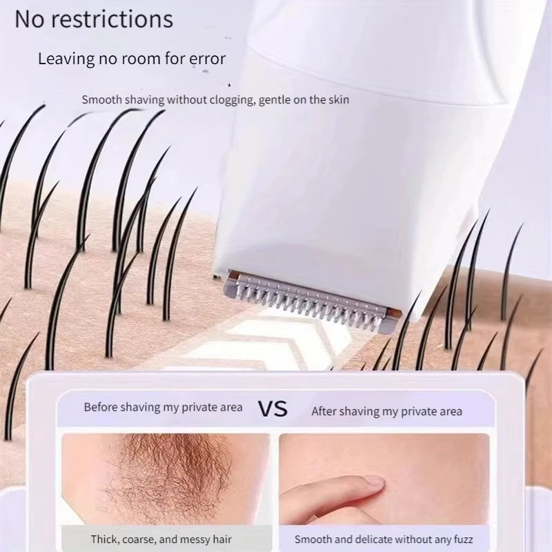 Rasoir électrique rechargeable visage & corps – CLEVI Paris