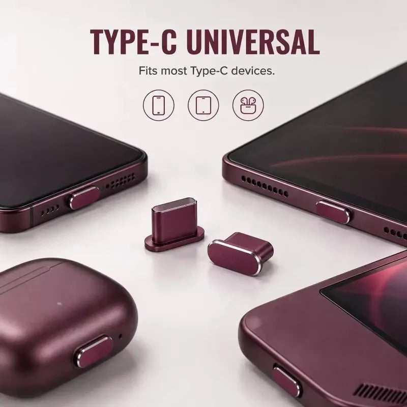 Bouchon anti-poussière USB-C en métal – CLEVI Paris