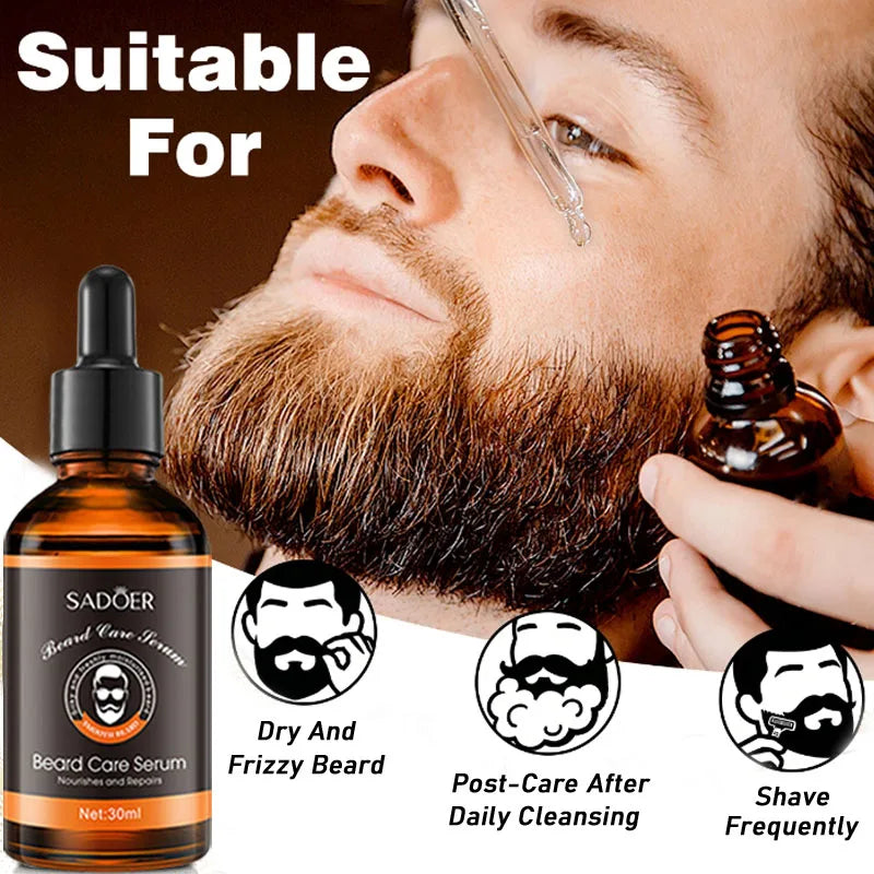 Kit de soin barbe SADOER 6 pièces – CLEVI Paris