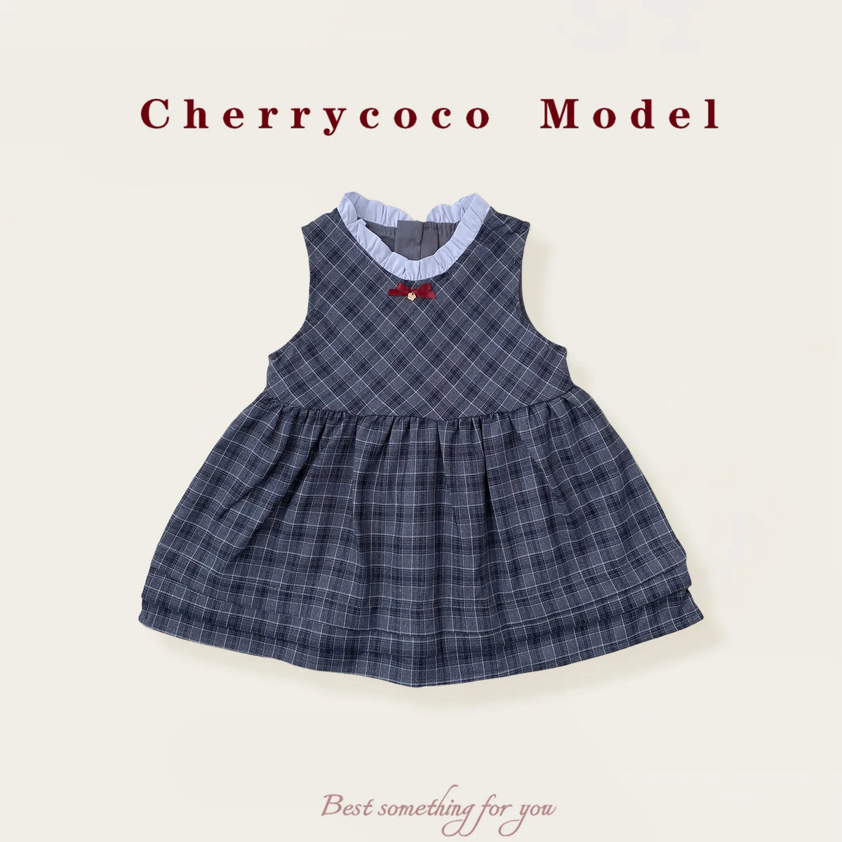 Ensemble fille à carreaux pour l’automne – CLEVI Paris
