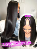 Perruque V Part Straight Sans Colle Remy Hair – CLEVI Paris