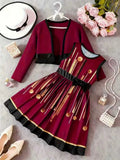 Ensemble fille robe et manteau de fête – CLEVI Paris