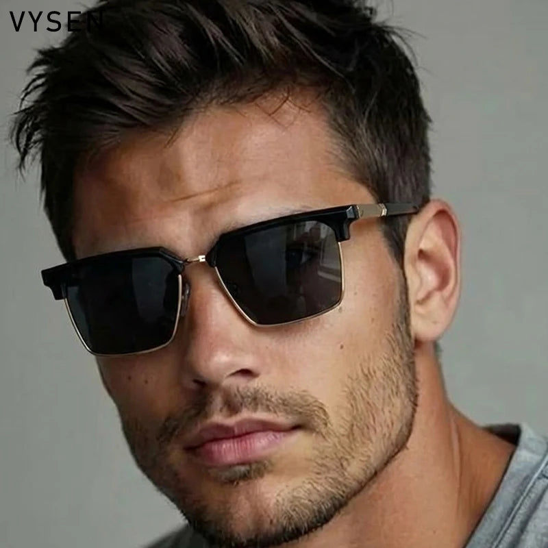 Lunettes de soleil homme carrées Y2K – CLEVI Paris