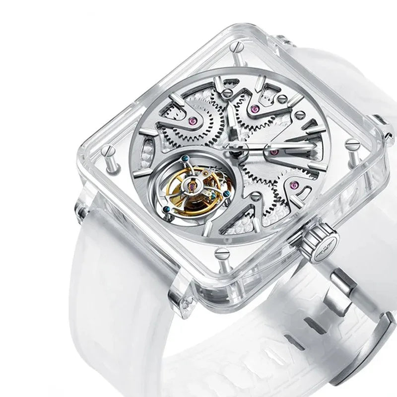 Montre Homme Tourbillon Volant Double Face Aesop – CLEVI Paris