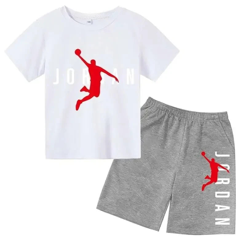 Ensemble enfant T-shirt et short en coton – CLEVI Paris
