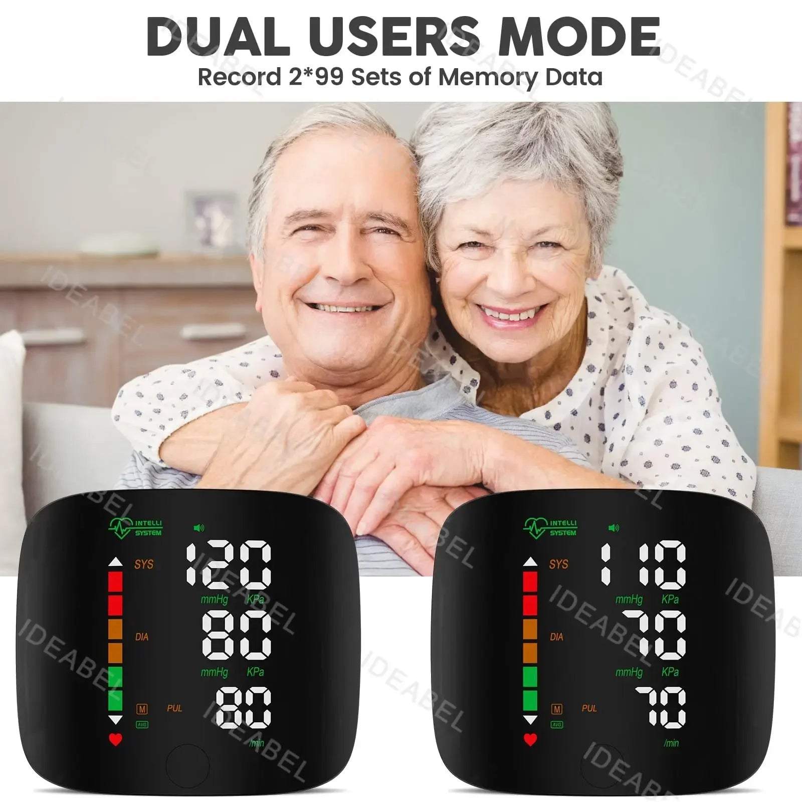 Tensiomètre Poignet LCD Rechargeable Vocal Auto 18 Designs – CLEVI Paris