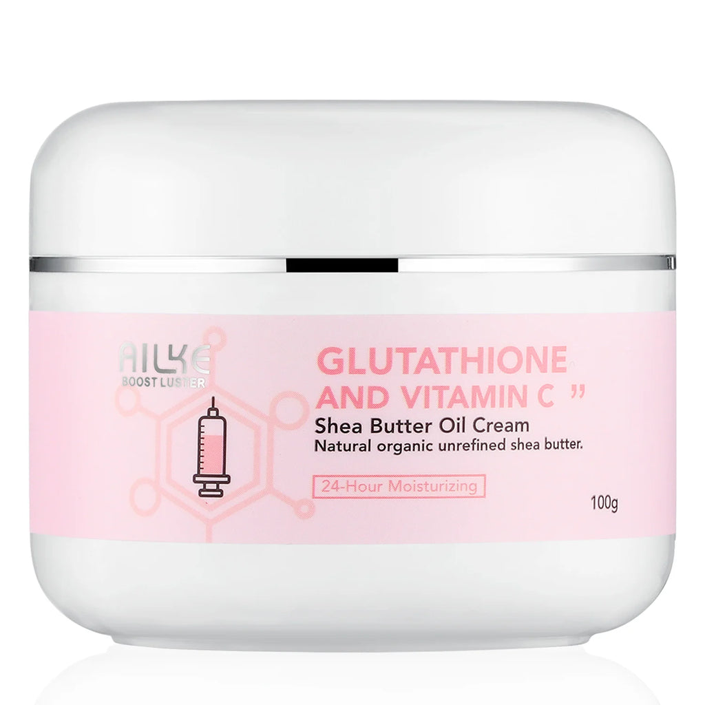 Crème Corps Éclaircissante AILKE – Beurre de Karé, Glutathion & Vitamine C – CLEVI Paris