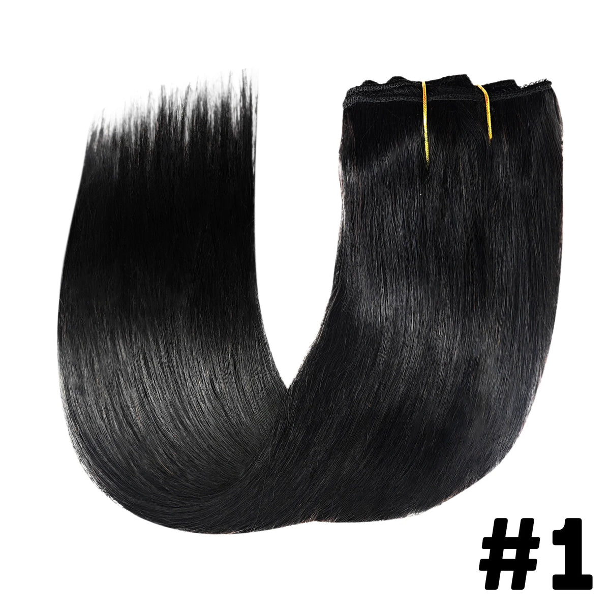 Extensions Clip-In Humains Brésiliens Lisses – CLEVI Paris