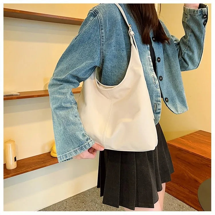 Tote Bag PU Retro Femme Fermoir Hasp 32x14cm 278g 4 Coloris – CLEVI Paris