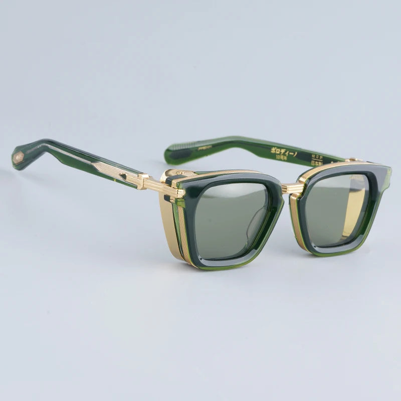 Lunettes de Soleil Carrées Acétate Luxe Vintage Unisexe UV400 – CLEVI Paris