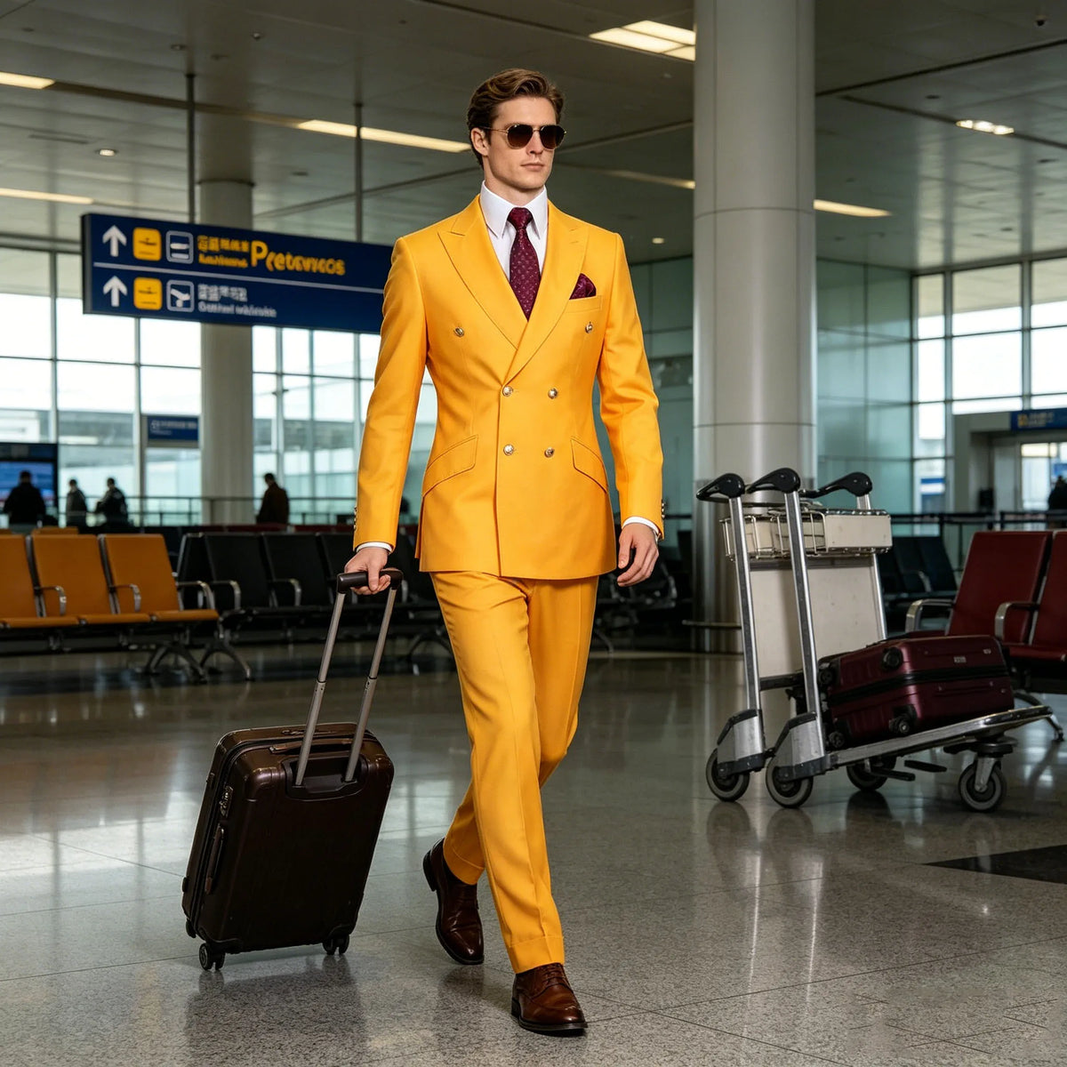 Costume croisé 2 pièces homme – CLEVI Paris