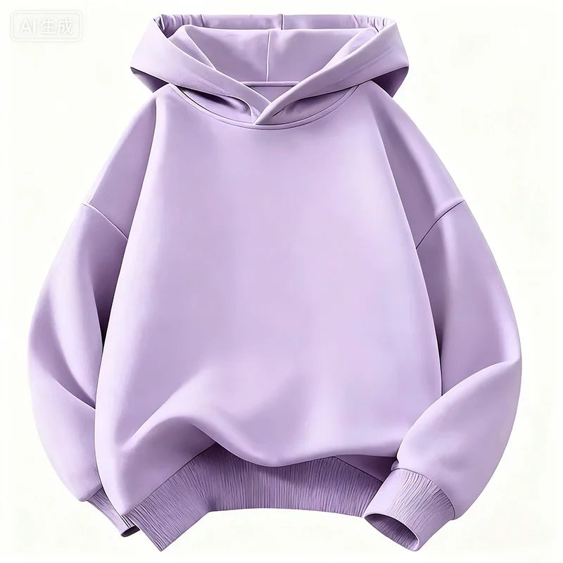 Sweat à capuche enfant uni unisexe – CLEVI Paris