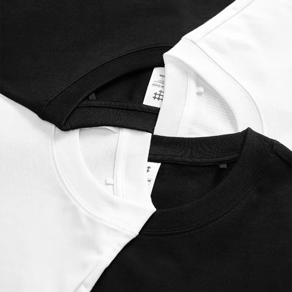 T-Shirt Unisexe Oversize Motif Graphique Luxe Col Rond Coton Manches Courtes – CLEVI Paris