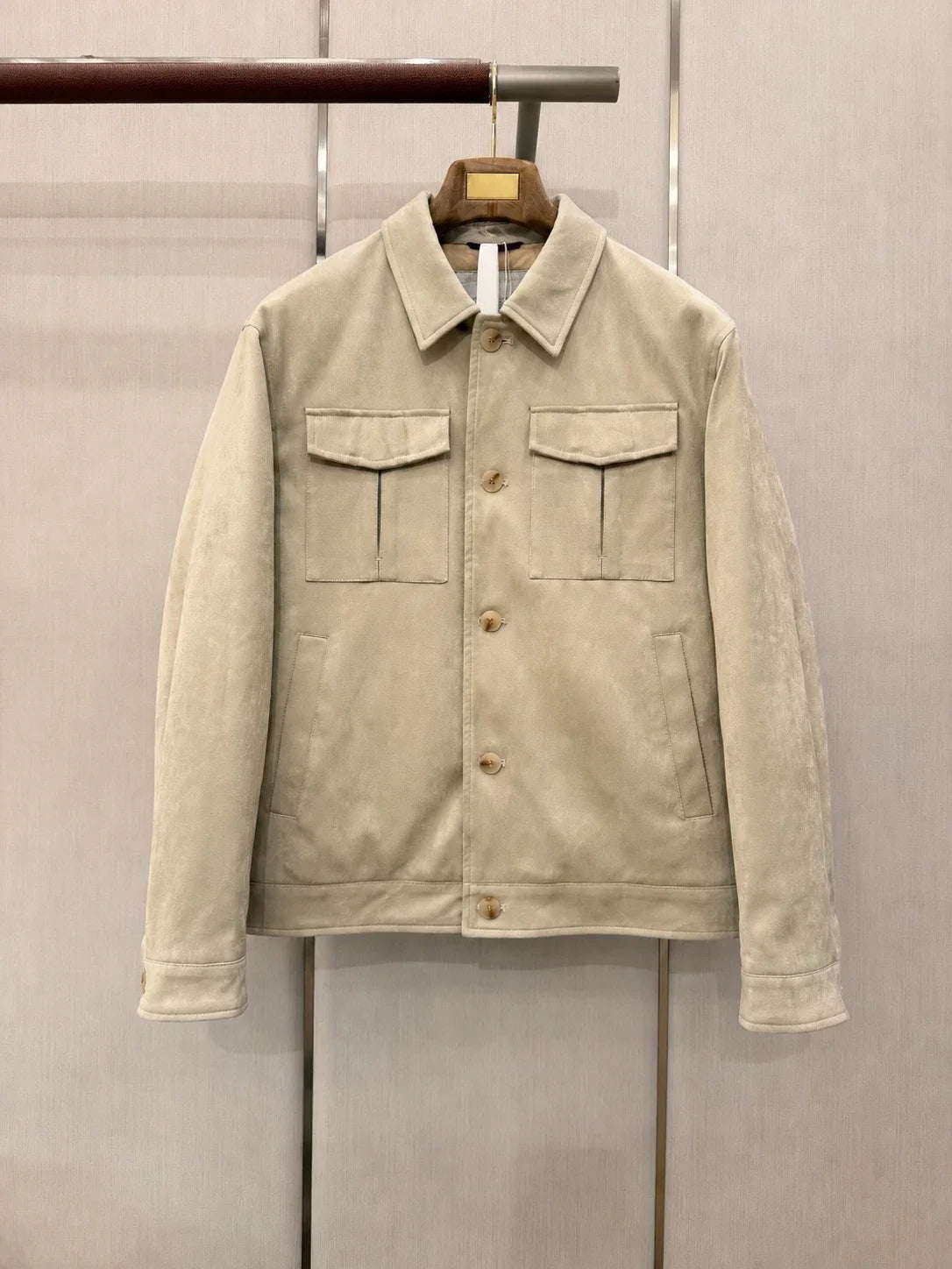 Veste homme zippée à doublure coton – CLEVI Paris