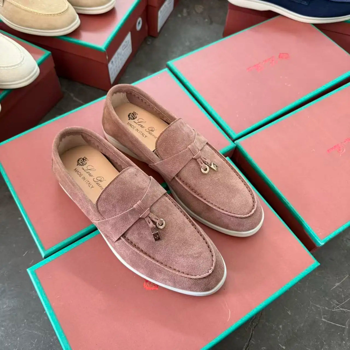 Mocassins homme en suédine – CLEVI Paris