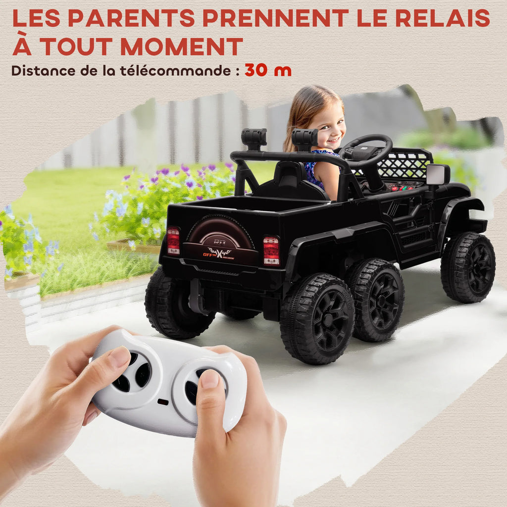 Buggy enfant AIYAPLAY 12 V avec remorque – CLEVI Paris