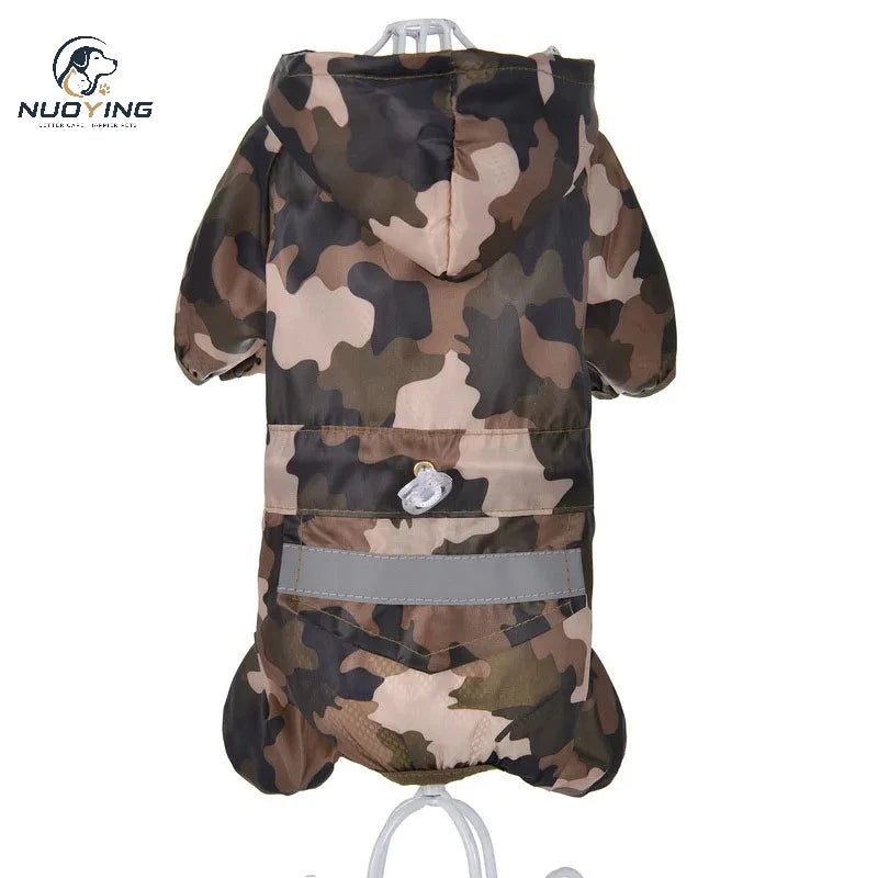 Imperméable à capuche pour chien en polyester – CLEVI Paris