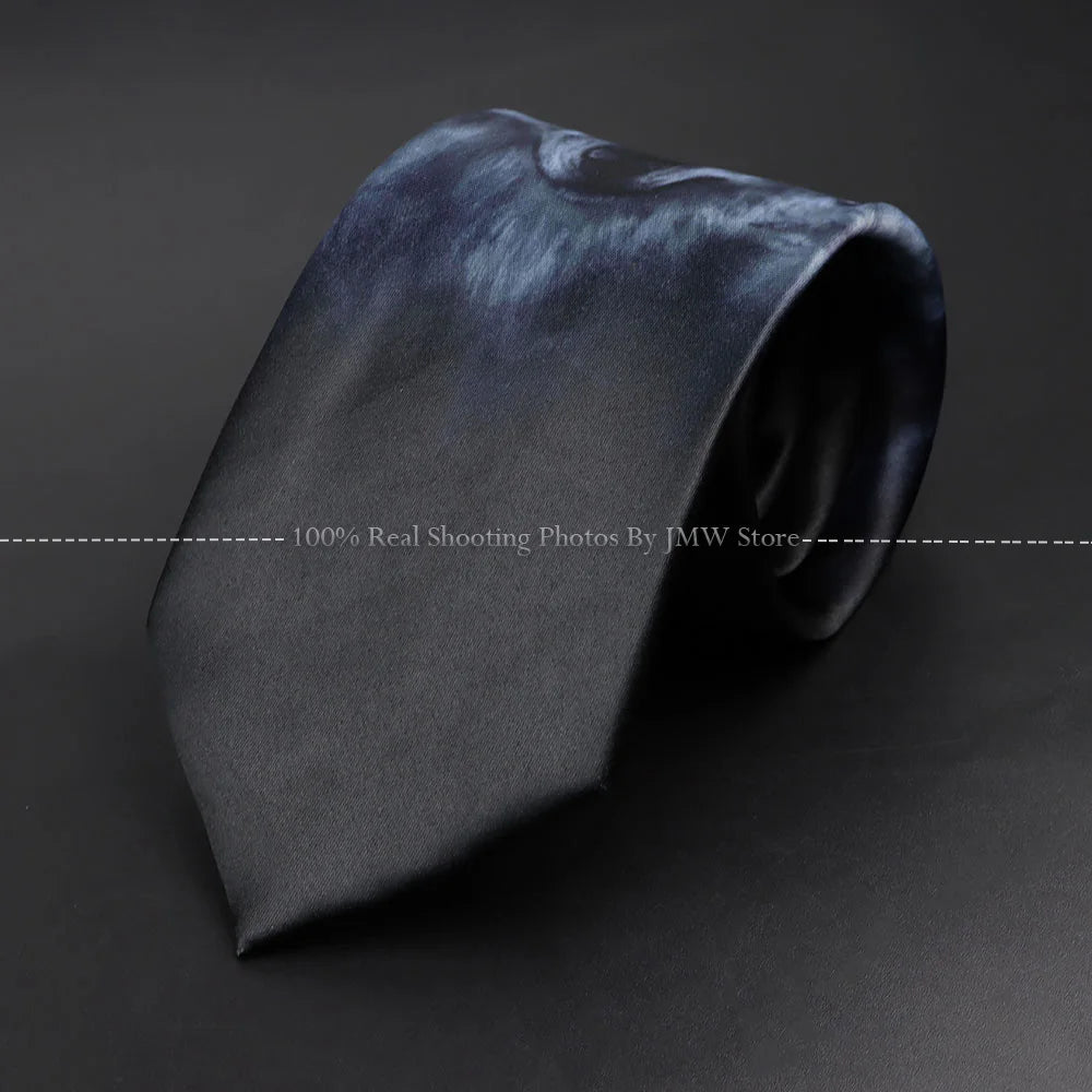 Cravate imprimée 145 cm, style original – CLEVI Paris