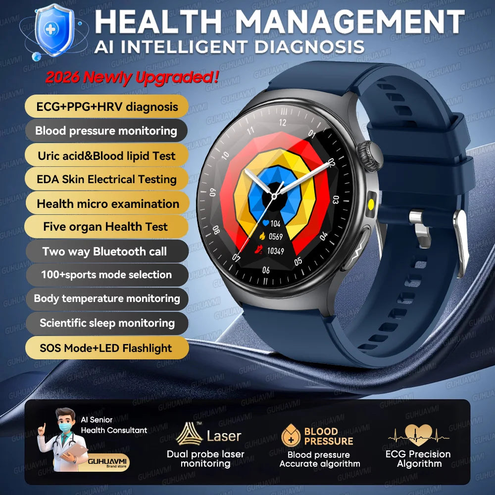 Montre GUHUAVMI TK27 AMOLED Bluetooth – CLEVI Paris