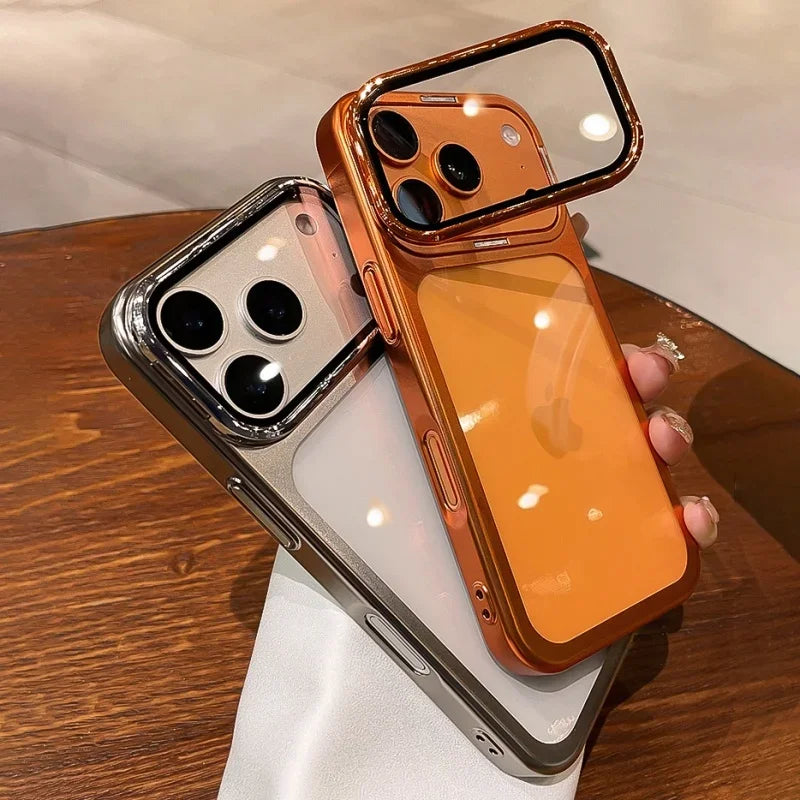 Coque iPhone transparente avec support – CLEVI Paris