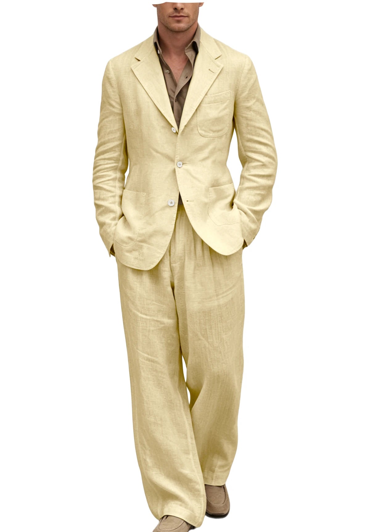 Costume Homme 2 Pièces en Lin – CLEVI Paris
