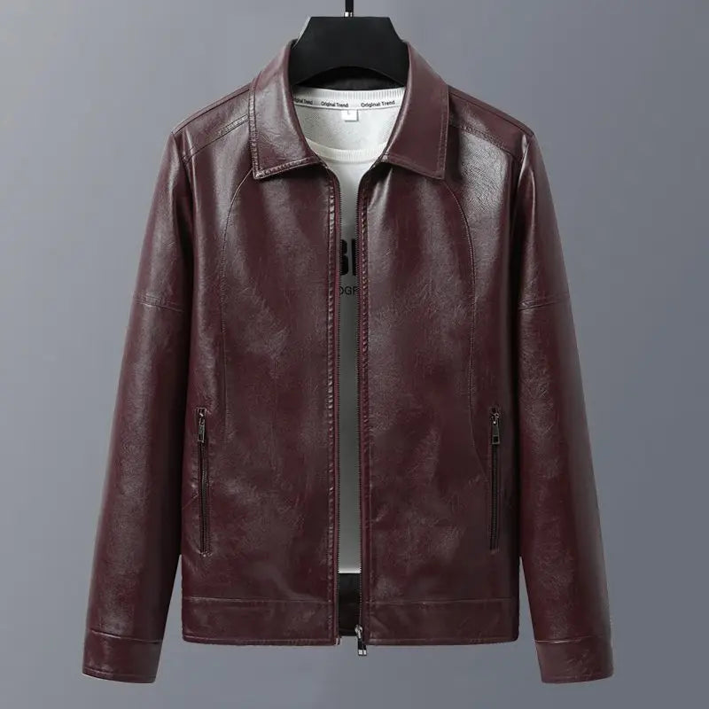 Veste homme zippée à col rabattu – CLEVI Paris