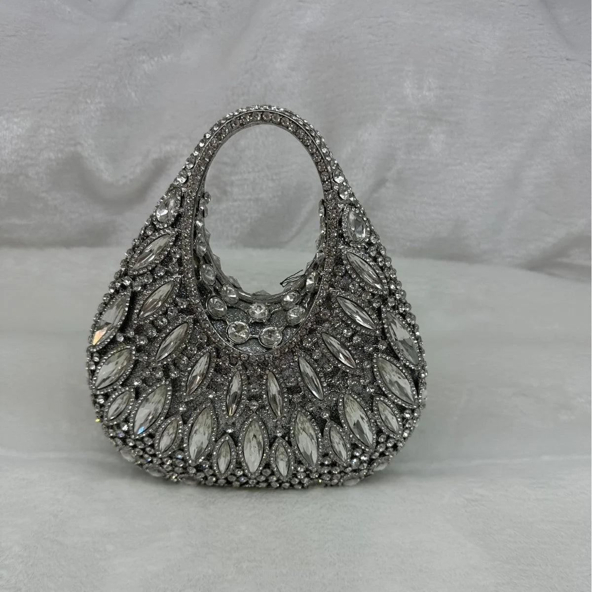 Pochette Soirée Femme Minaudière Strass Cristal 9 Coloris Mariage Gala – CLEVI Paris