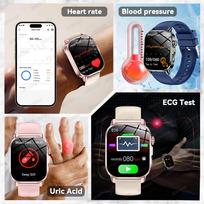 Montre connectée ET571 AMOLED 2″ – CLEVI Paris