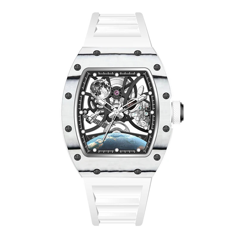 Daniel Gorman 919014 Montre Homme Automatique Squelette Tonneau Sport – CLEVI Paris