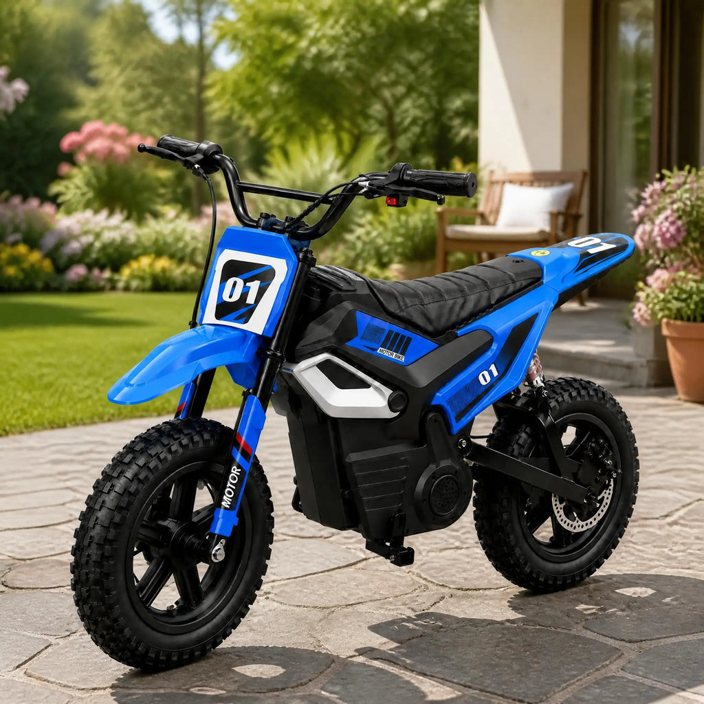 Moto électrique enfant 24 V 350 W avec MP3 – CLEVI Paris