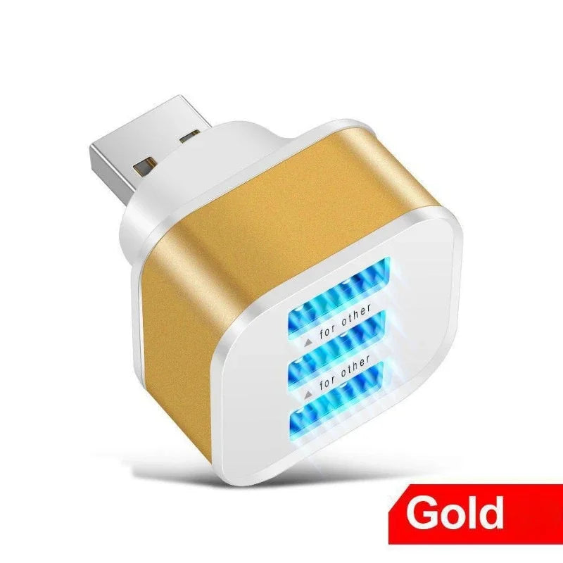 Hub USB 3 Ports Mini Portable – CLEVI Paris