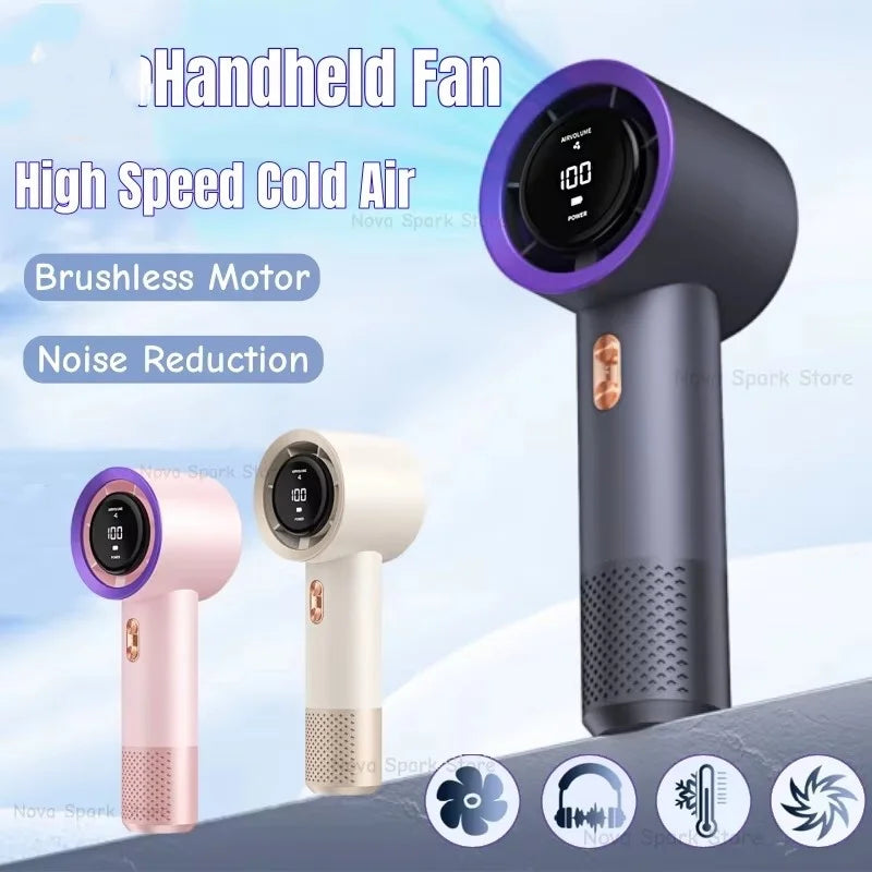 Ventilateur à main rechargeable 100 vitesses USB – CLEVI Paris