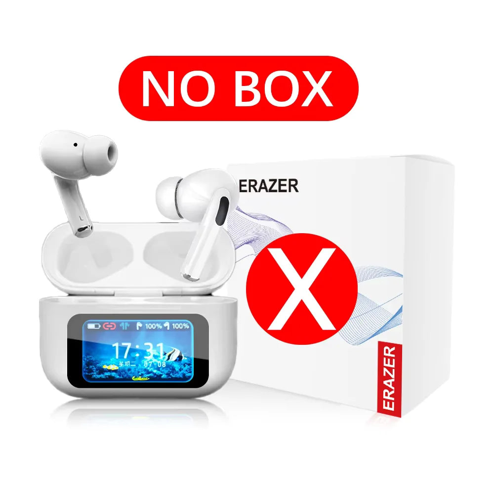 Écouteurs TWS ERAZER ANC Écran LCD Bluetooth 5.0 – CLEVI Paris