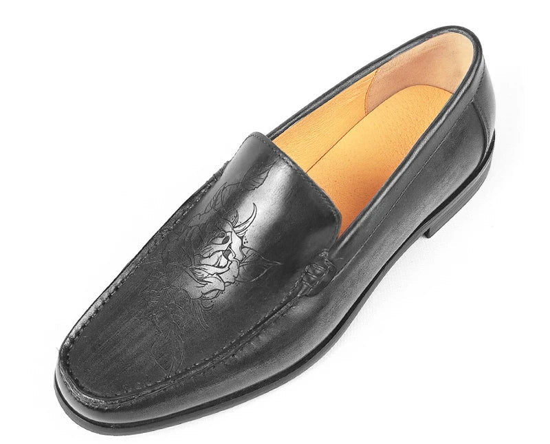 Mocassins Homme Cuir Véritable Bout Pointu Business – CLEVI Paris