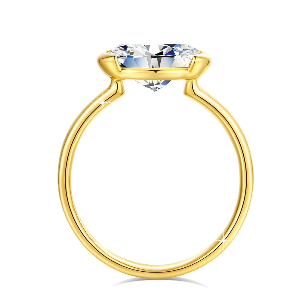 Bague Femme Moissanite 2/3 Carats 14K ou 925 – CLEVI Paris