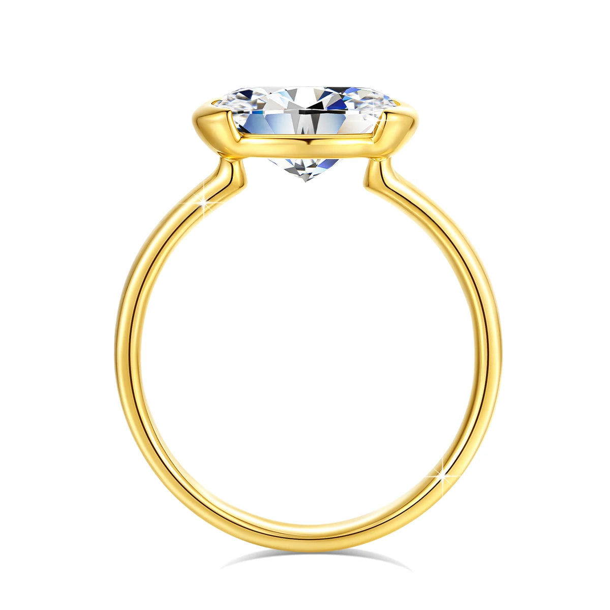 Bague Femme Moissanite 2/3 Carats 14K ou 925 – CLEVI Paris