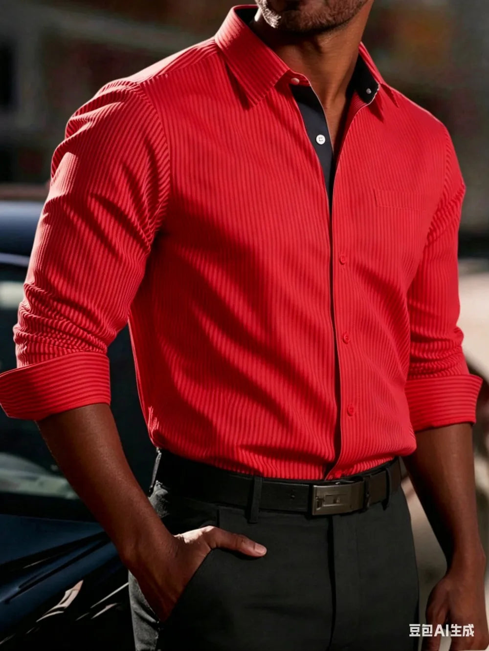 Chemise homme rayée élégante – CLEVI Paris