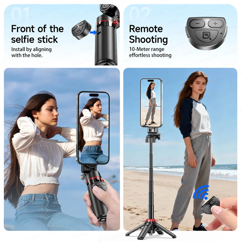 Mini perche selfie magnétique AXNEN F08 – CLEVI Paris
