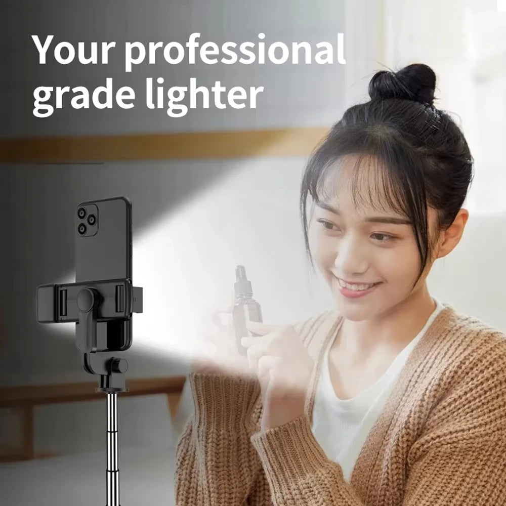 Trépied perche selfie Bluetooth 3-en-1 – CLEVI Paris