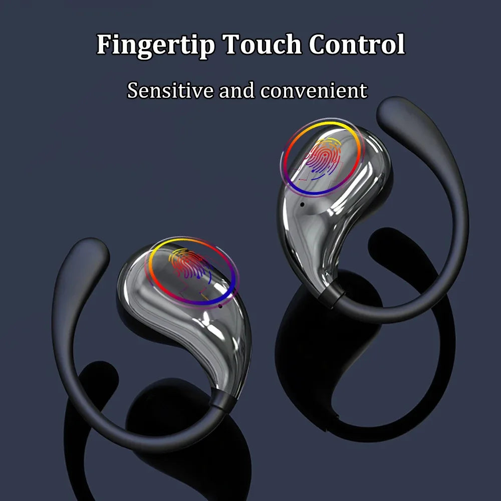 Écouteurs Open-Ear KEBIDUMEI BT 5.4 LED Tactile HiFi – CLEVI Paris