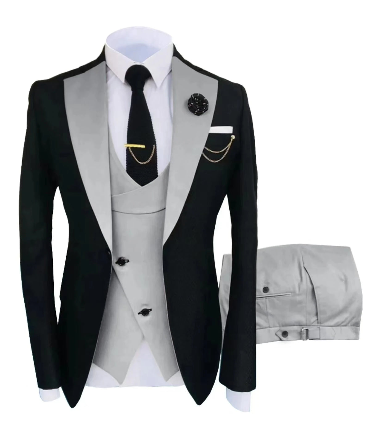 Costume homme mariage 3 pièces, veste et gilet – CLEVI Paris