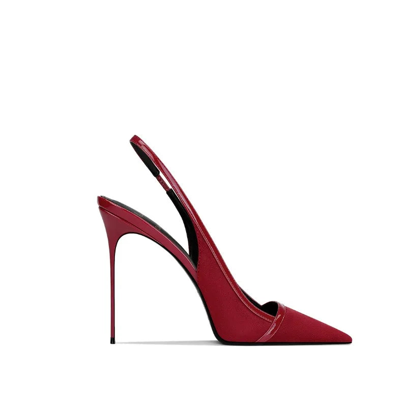 Escarpins slingback à bout pointu – CLEVI Paris