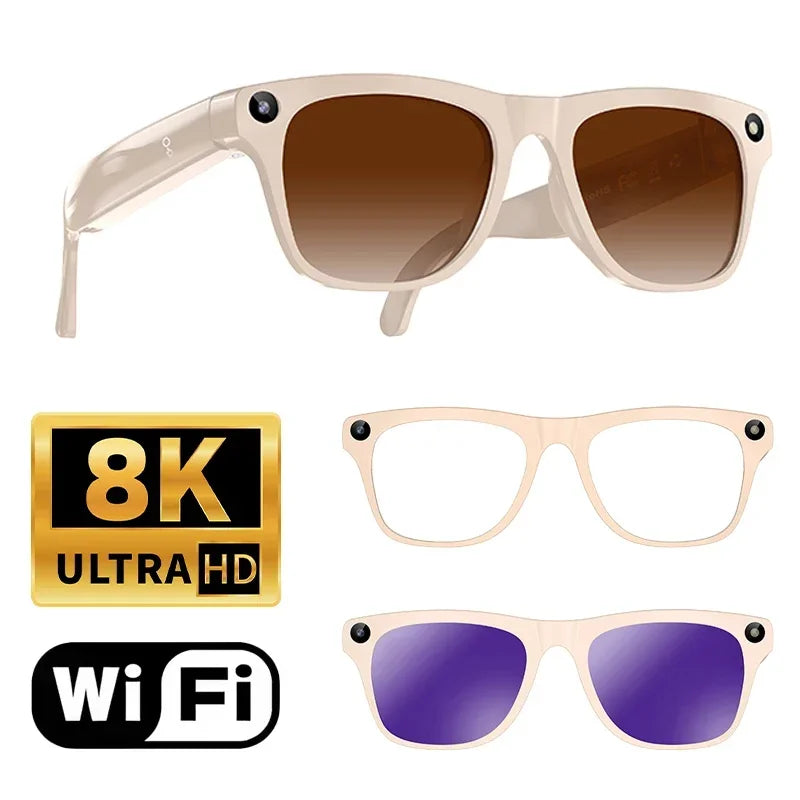 Lunettes IA Lenovo XKONEPRO 8K Caméra Traduction Bluetooth Gestes 3 Verres – CLEVI Paris