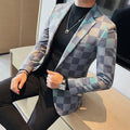 Blazer homme à carreaux – CLEVI Paris